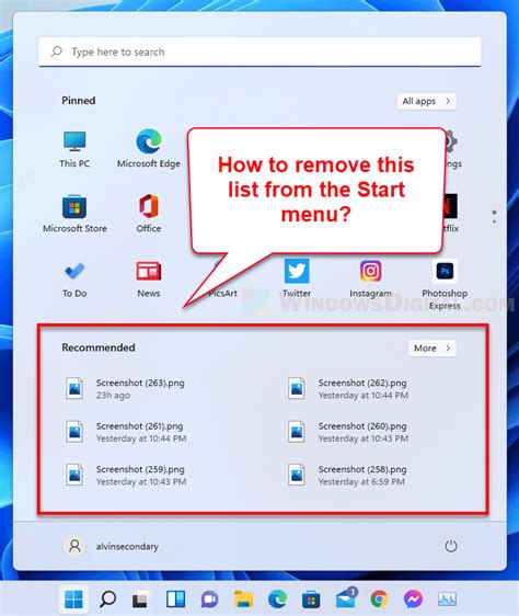 How to Remove "Recommended" From Start Menu in Windows 11