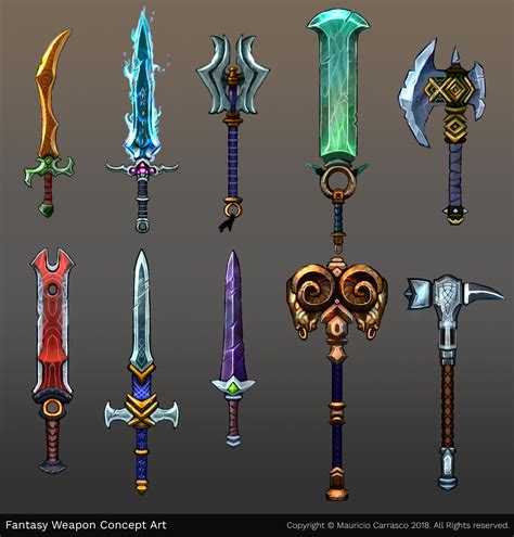 Weapons Swords Concept