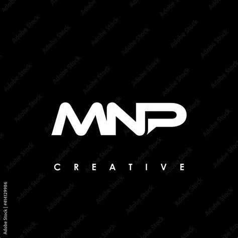 MNP Letter Initial Logo Design Template Vector Illustration Stock ...