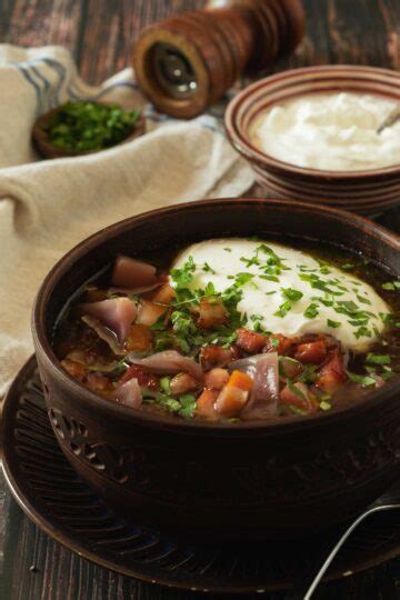 Red Cabbage Soup With Bacon - The Peasant's Daughter