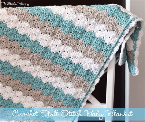 Shell Stitch Baby Blanket - Free Pattern