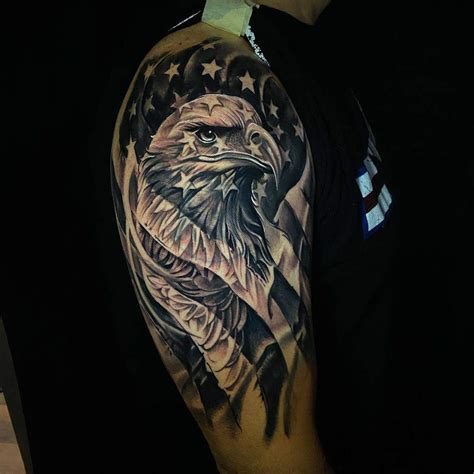 Realistic Eagle Tattoo