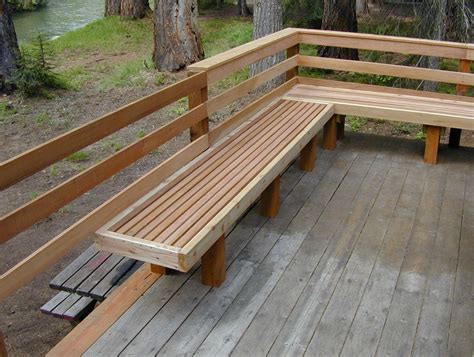 Deck railing design, Wood deck railing, Deck seating