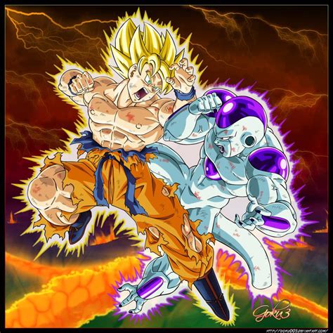 Goku Super Saiyan Vs Frieza Wallpaper