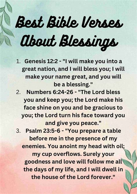 200+ Bible Verses About Blessings For You - † ️️ Daily Blessings Prayer ️