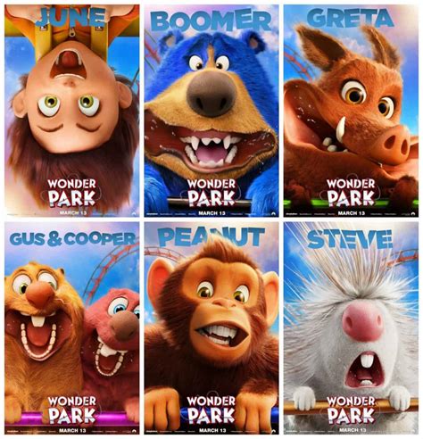 Wonder Park Characters - 5 Minutes for Mom