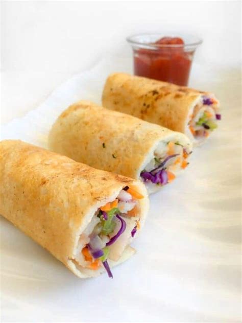 Veggie-Cheese Dosa Roll-Ups - #backtoschool recipe