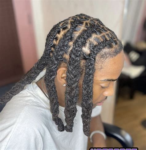 Braided Locs Men Dreadlock Styles, Men Locks Dreadlocks Style, Dread ...