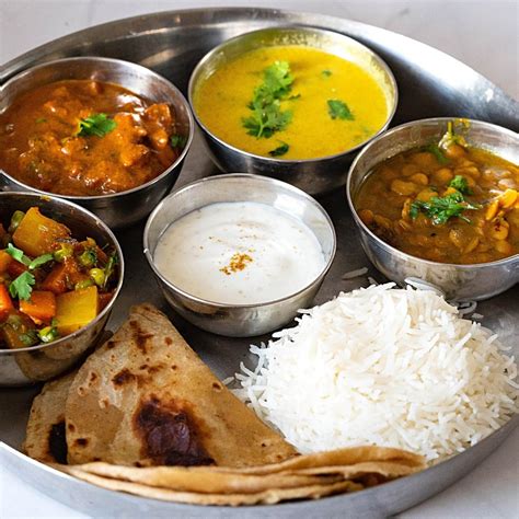 Vegetarian Thali Recipe - North Indian - East Indian Recipes