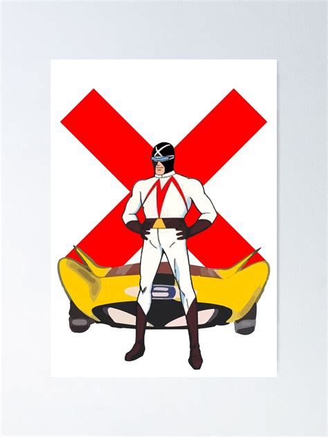 "Racer X " Poster for Sale by Ovnil | Redbubble