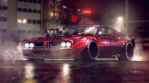 Dodge Charger Artwork 4k Wallpaper,HD Cars Wallpapers,4k Wallpapers ...