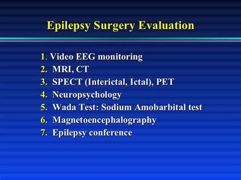 Current Epilepsy Treatment Options