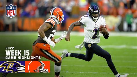 Baltimore Ravens vs. Cleveland Browns | 2022 Week 15 Game Highlights ...