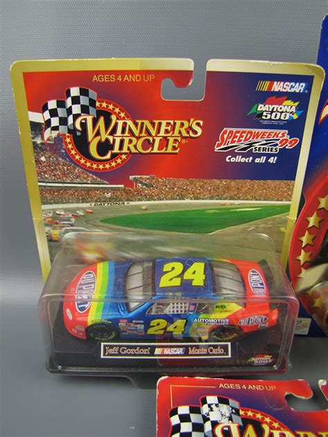 Lot of 5 Winner's Circle NASCAR Diecast Cars MOC Jeff Gordon Dale ...