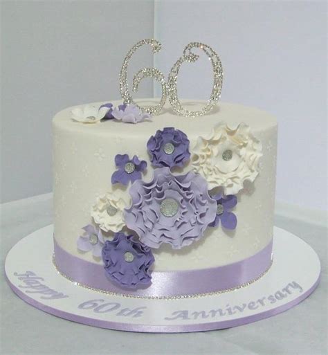 60th Wedding Anniversary Cake - Decorated Cake by Cake A - CakesDecor