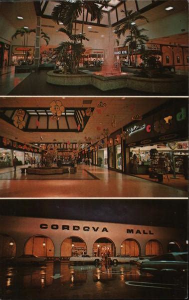 Cordova Mall Shopping Center Pensacola, FL Postcard