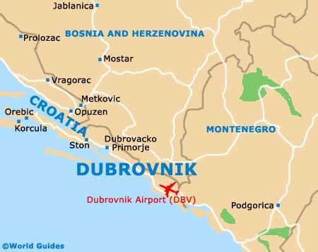 Map of Dubrovnik Airport (DBV): Orientation and Maps for DBV Dubrovnik ...