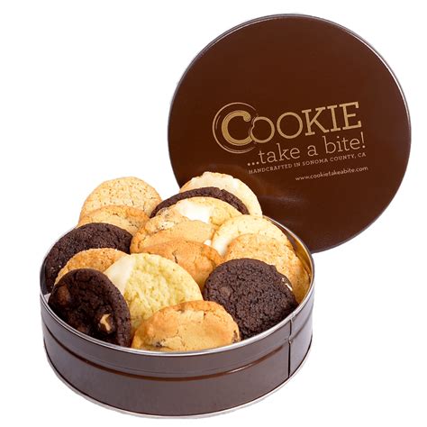 Deluxe Cookie Tin (16ct Cookies) - Cookie Gifts