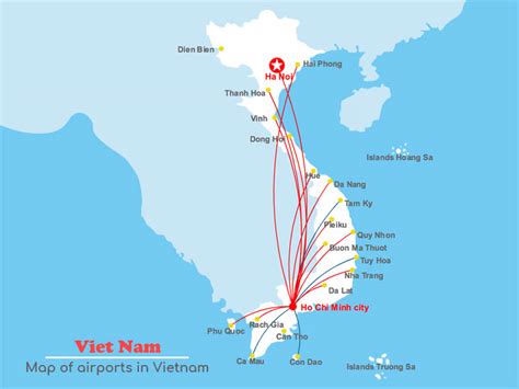 Flughäfen Vietnam Karte: 23 Wichtigste & Aktuellste