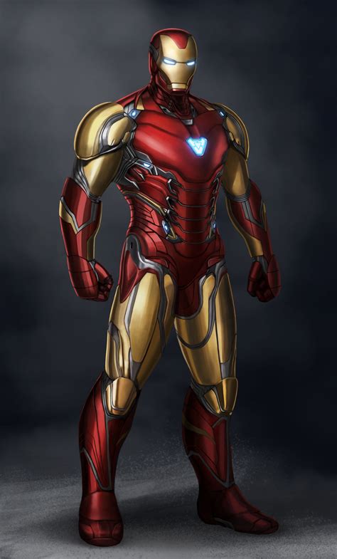 1280x2120 Resolution Ironman Avengers Endgame Suit Mark 85 iPhone 6 ...