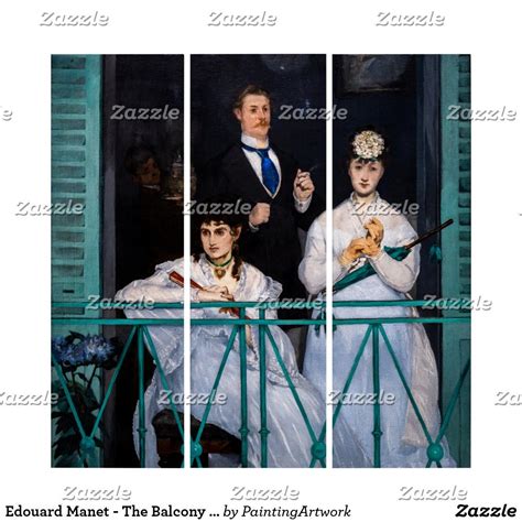 Edouard Manet - The Balcony / Le Balcon Triptych Wall Art Sets, Art ...