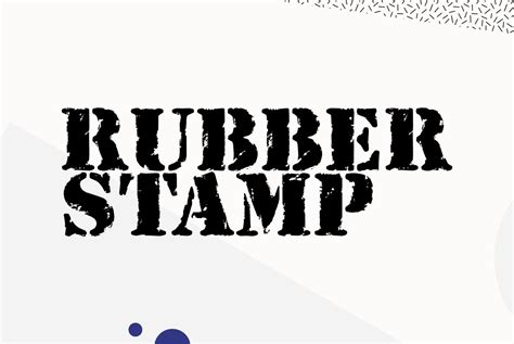 Rubber Stamp Font - iFonts.xyz