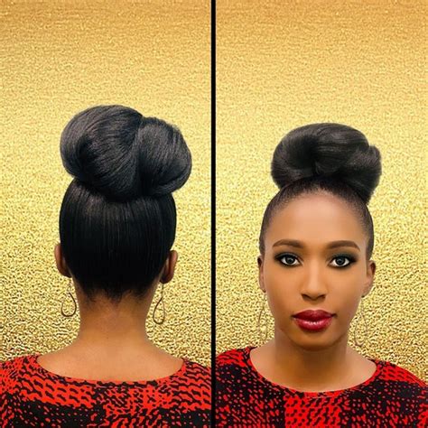 Top 48 image bun hairstyles for black hair - Thptnganamst.edu.vn