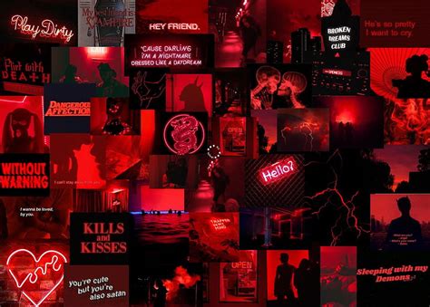 Red Neon Aesthetic posted by Christopher Tremblay, dark red aesthetic ...