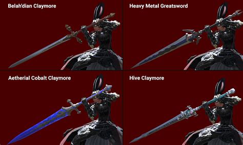 Ffxiv paladin swords