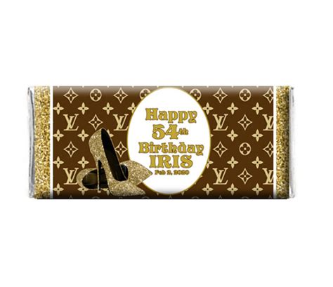 Louis Vuitton Inspired Personalized Chocolate Wrapper Hershey|The Brat ...