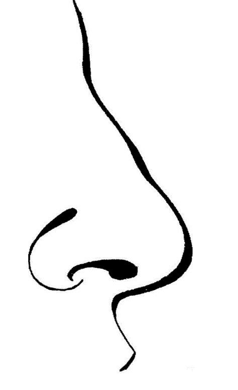 Nose Coloring Pages