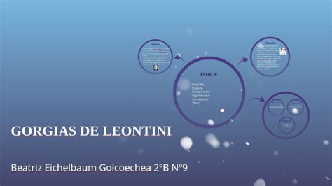 GORGIAS DE LEONTINI by Bea Eichel