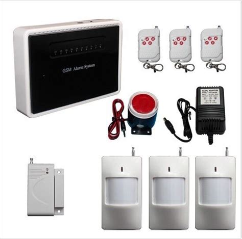 GSM MOBILE WIRELESS HOME SECURITY SYSTEM BURGLAR ALARM Infrared ...