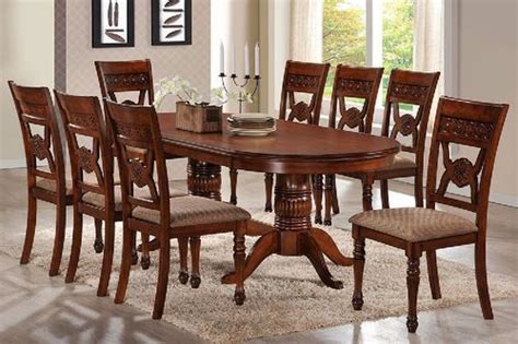 Rectangle Wooden 8 Seater Dining Table Set at Best Price in Saran ...