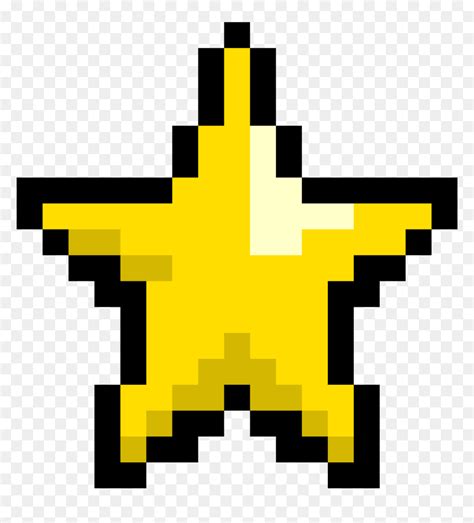 Pixel Art Mario Star, HD Png Download - vhv