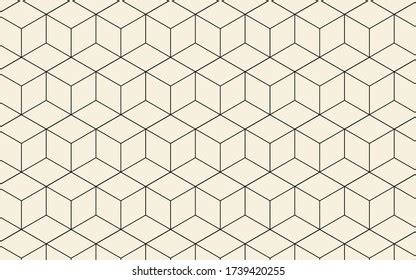 Vector Geometric Pattern Grid Line On Stock Vector (Royalty Free ...