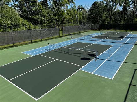 Adding Pickleball to An Existing Tennis Court - DeShayes Pickleball Courts