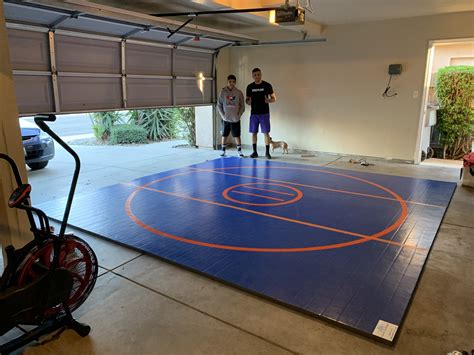 13' x 13' x 1 3/8" Roll-Up Wrestling Mat | Garage gym, Home gym design ...