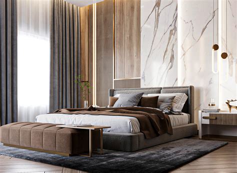 Modern brown bedroom design 1 by Mahamerutechnoart on DeviantArt