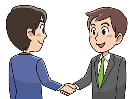 OnlineLabels Clip Art - Business Handshake