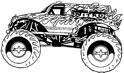 Monster truck coloring pages of cars and trucks images about colour ...