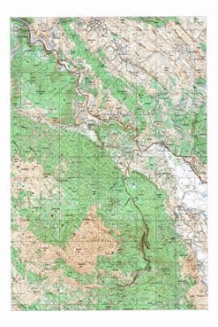 Topografska Karta 1:25000 Nevesinje