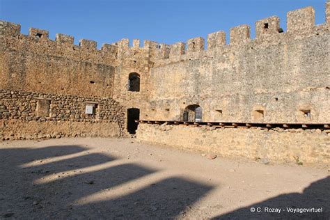 Inside the fortress built by the Venetians to 1374, Frangokastello ...