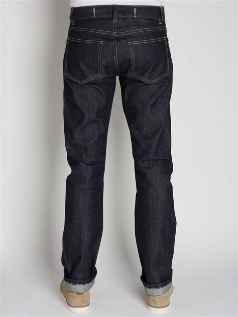 Fashion For Men: YMC Men's Slim Selvedge Raw Denim Jeans