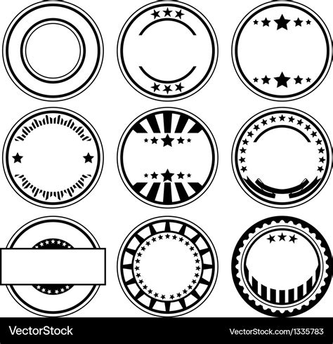 Rubber stamps Royalty Free Vector Image - VectorStock