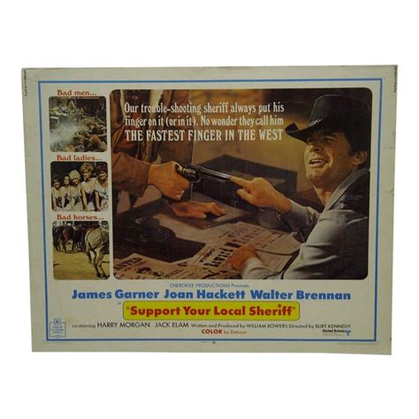 Vintage Movie Poster "Support Your Local Sheriff" by James Garner 1969 ...