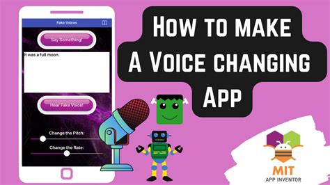 How to make Fake Voice App in MIT App Inventor | Voice changing app in ...