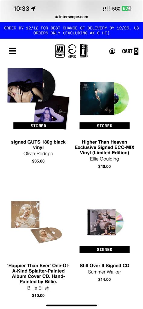 Signed Guts vinyl album : r/OliviaRodrigo