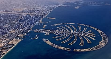 Dubai Palms | Dubai, Aerial view, Places around the world