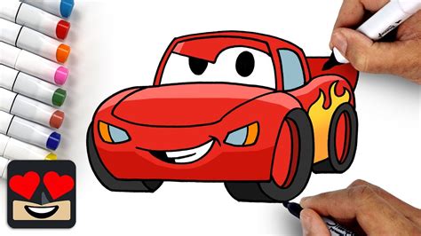 How To Draw Lightning Mcqueen